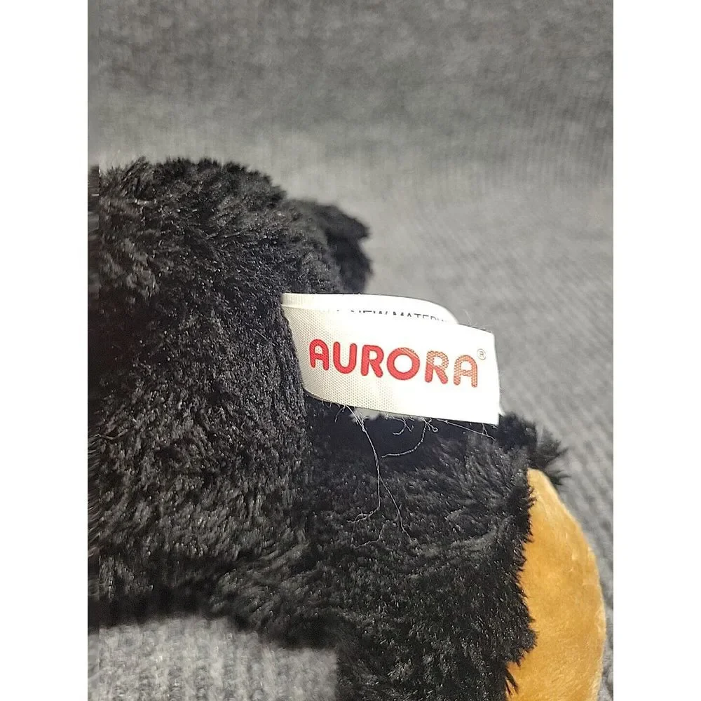 Aurora‎ Black Bear Plush Stuffed Animal 9